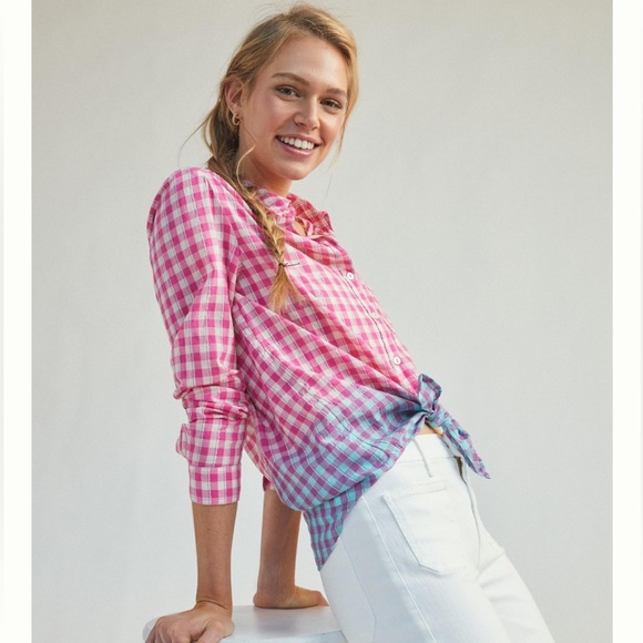 Anthropologie Pilcro Women’s Deb Relaxed Button Down Shirt. - Picture 6 of 12
